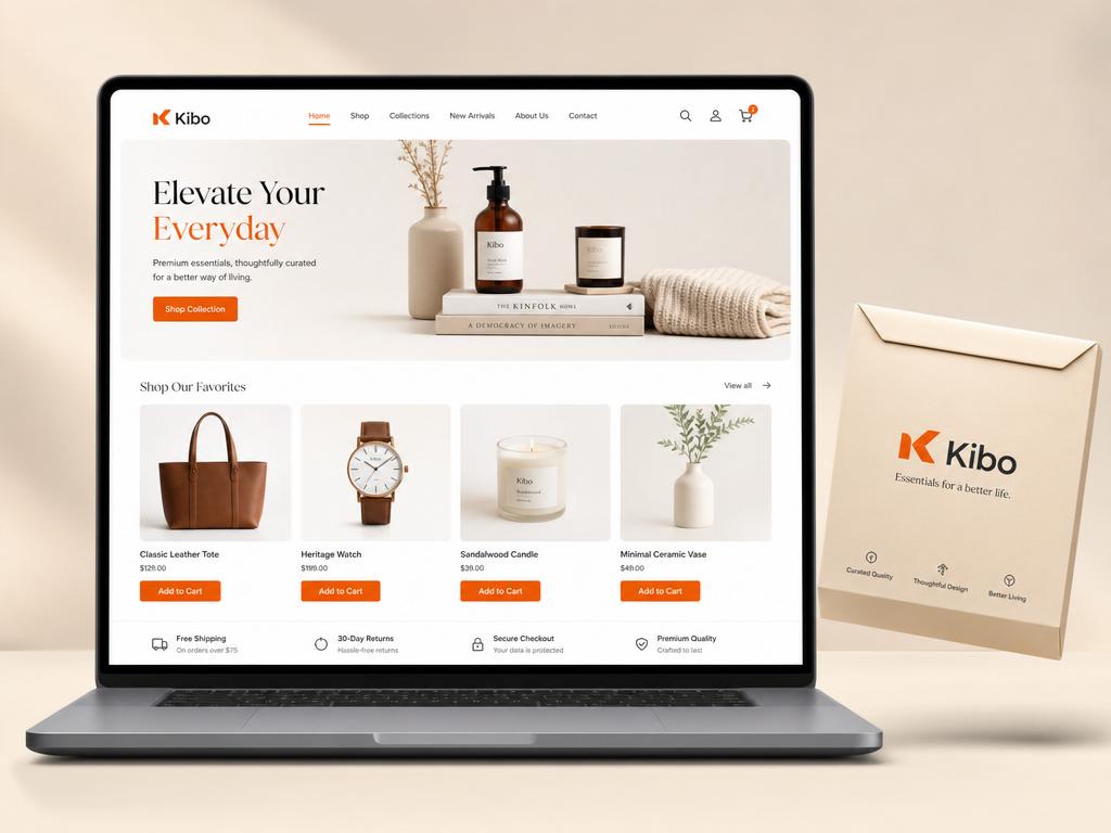 Ganbo ecommerce store ready for launch